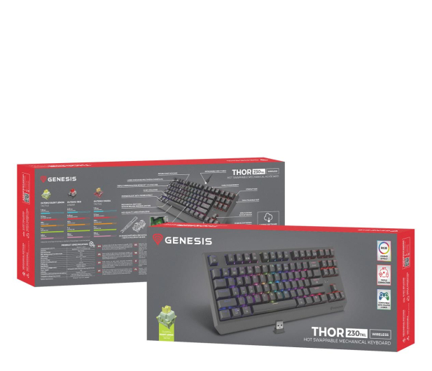 Genesis THOR 230 TKL Wireless - 1249685 - zdjęcie 10